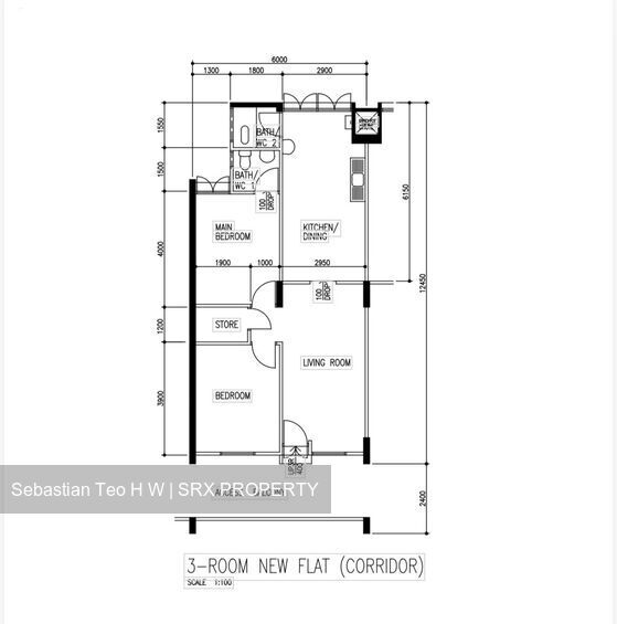 Blk 709 Chong Pang Green (Yishun), HDB 3 Rooms #539874451